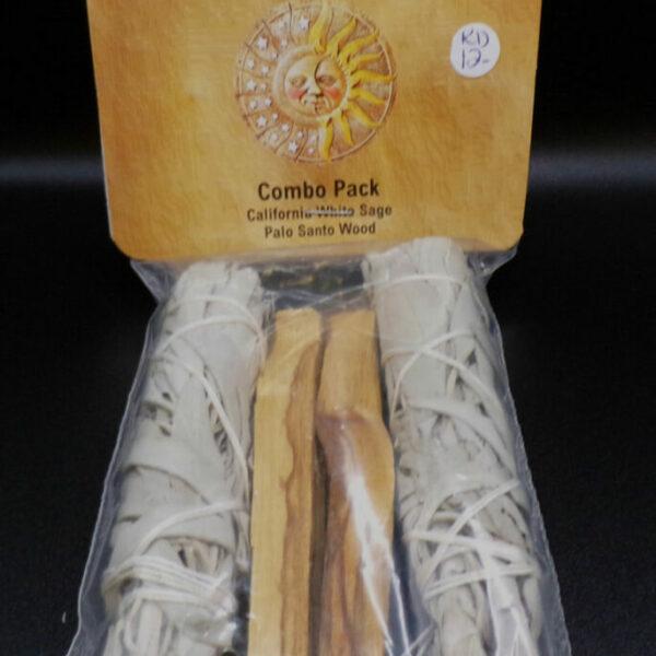 California White Sage and Palo Santo Wood Combo Pack