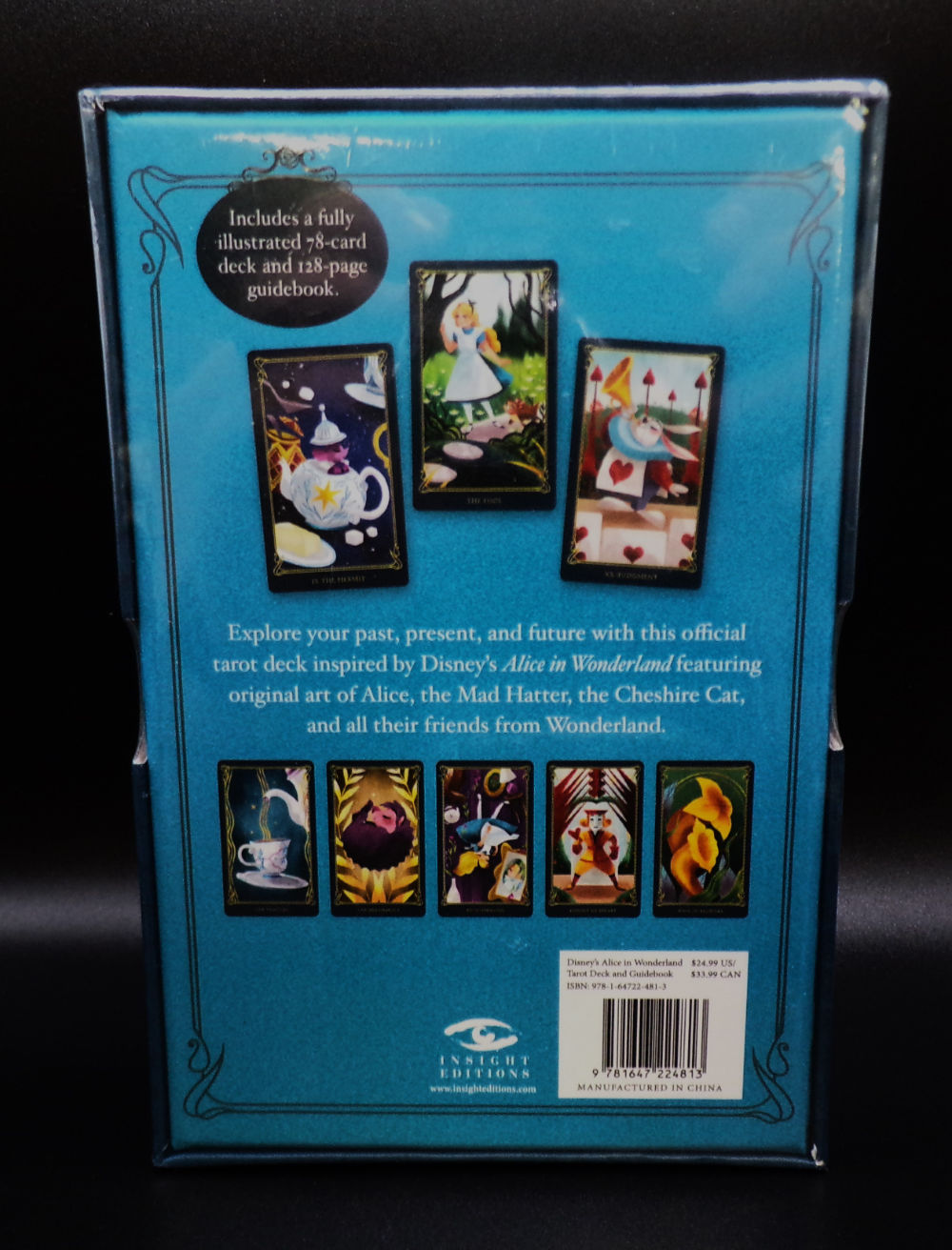 Disney Alice in Wonderland Tarot Deck and Guidebook - New - Unopened