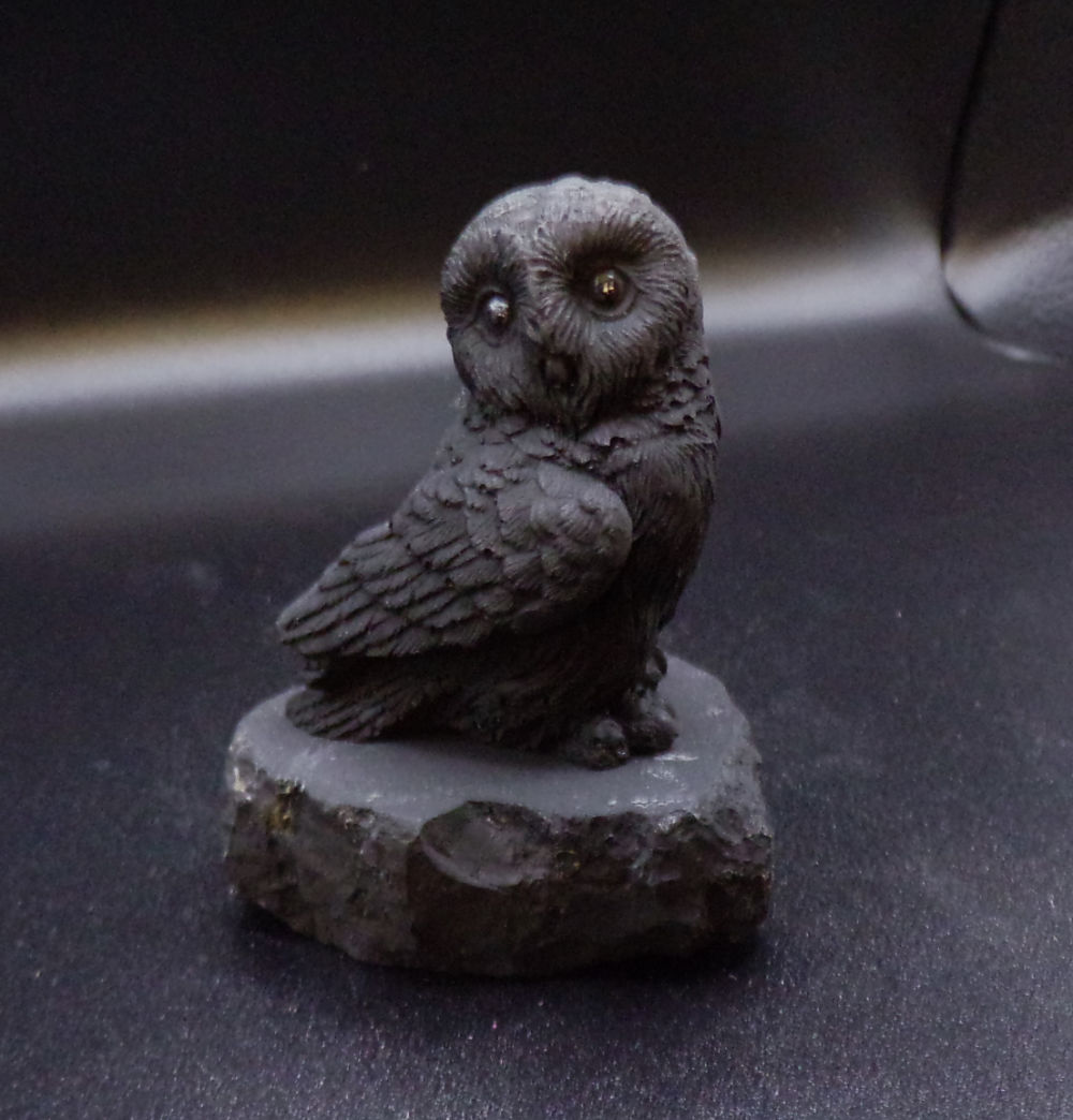 Shungite Owl Statue